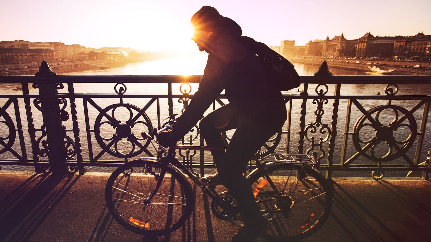 自転車通勤の風景